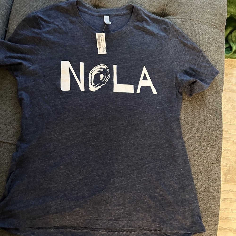 NOLA Dark Blue Graphic Tee